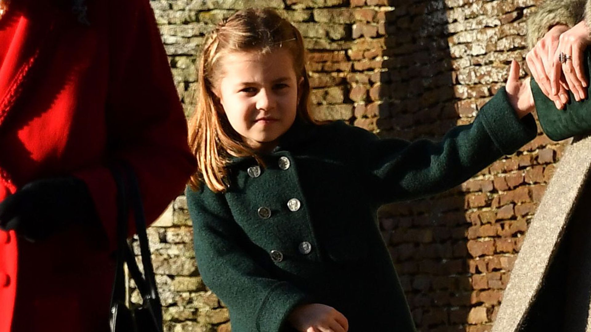 princess charlotte green coat