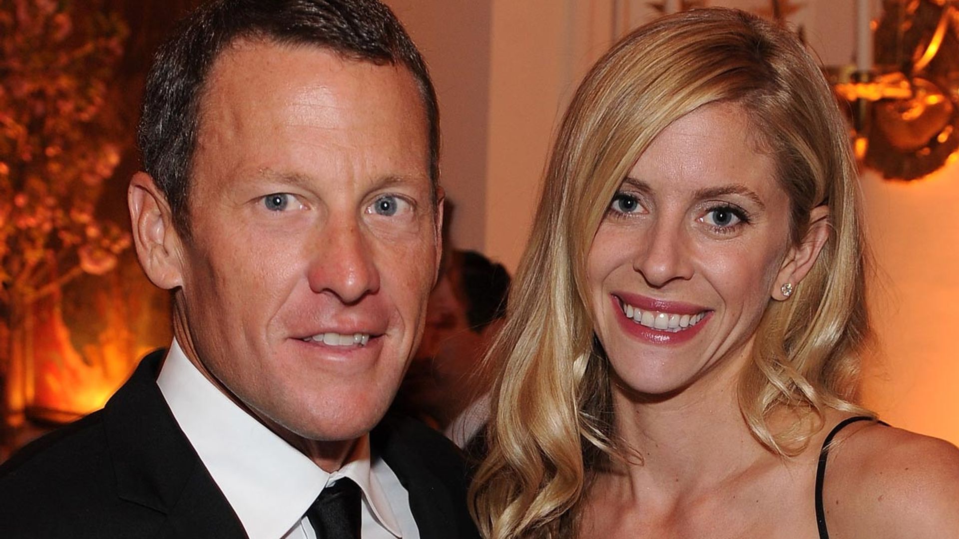 Lance Armstrong's bride Anna stuns in thigh-split wedding dress for emotional French nuptials