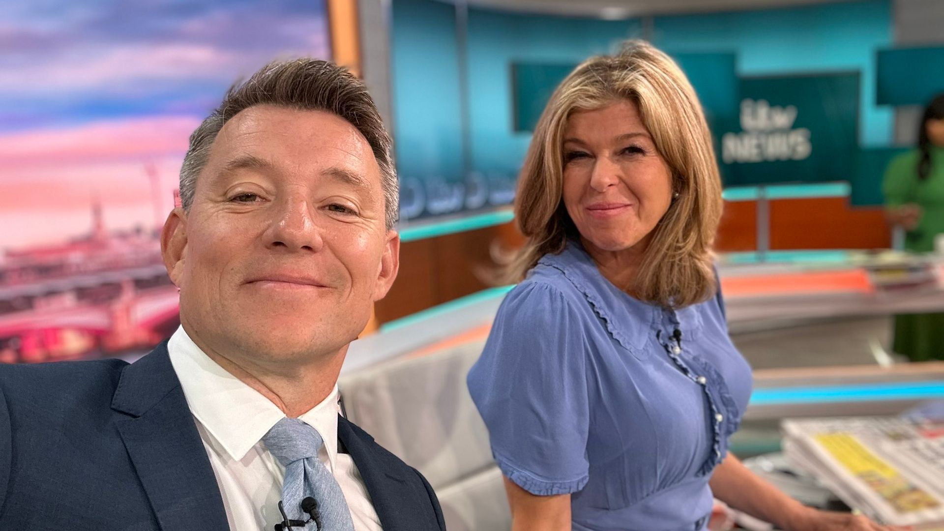 Kate Garraway Reacts To Ben Shephards This Morning Fight Reports Hello 