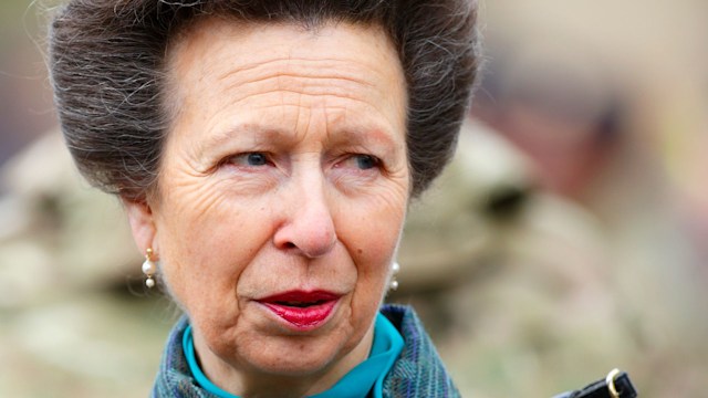 Princess Anne, Princess Royal (in her role as Colonel-in-Chief) attends the Afghanistan Operational Service Medals parade by troops of 12 Logistic Support Regiment, Royal Logistic Corps on May 24, 2013 in Abingdon, England. 