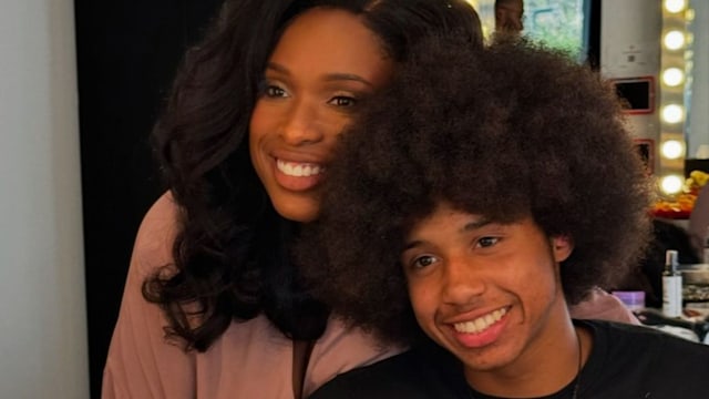 Jennifer Hudson and her son David