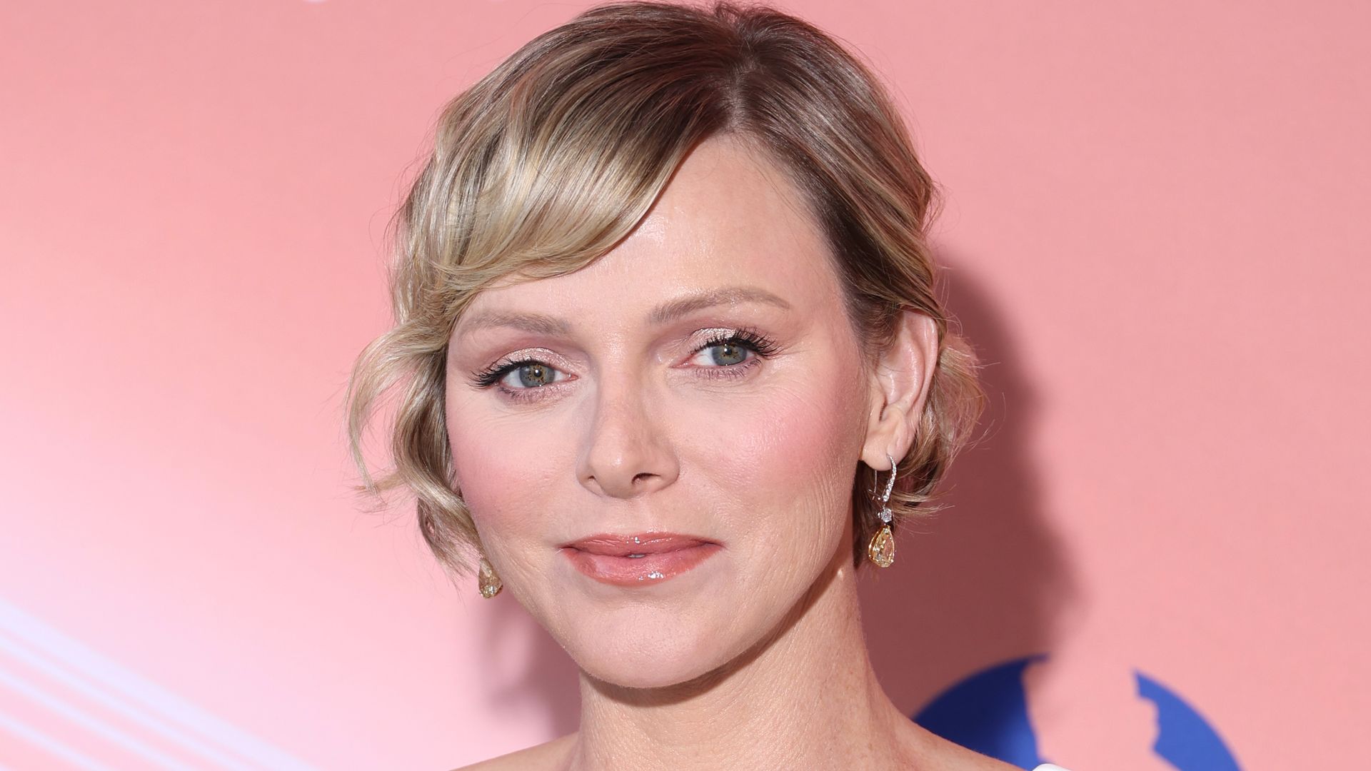 princess charlene in white dress