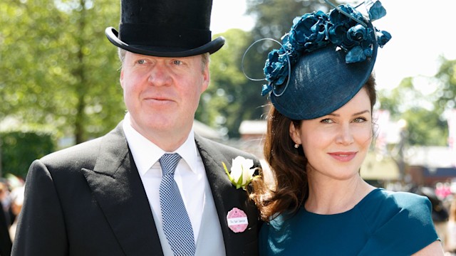 Charles at Royal Ascot with his wife Karen
