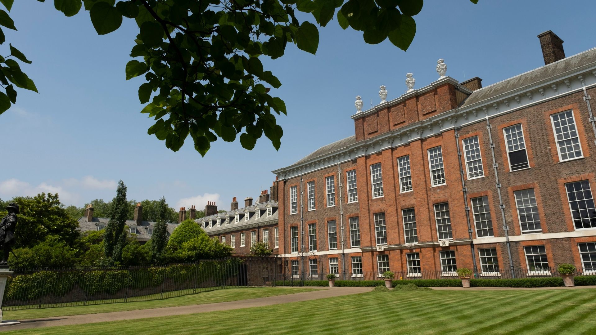 Kensington Palace in Hyde Park on 2nd July 2021 in London, United Kingdom. Diana, Kensington Palace was the former residence of Princess of Wales became known as the Peoples Princess following her tragic death. (photo by Mike Kemp/In Pictures via Getty Images)