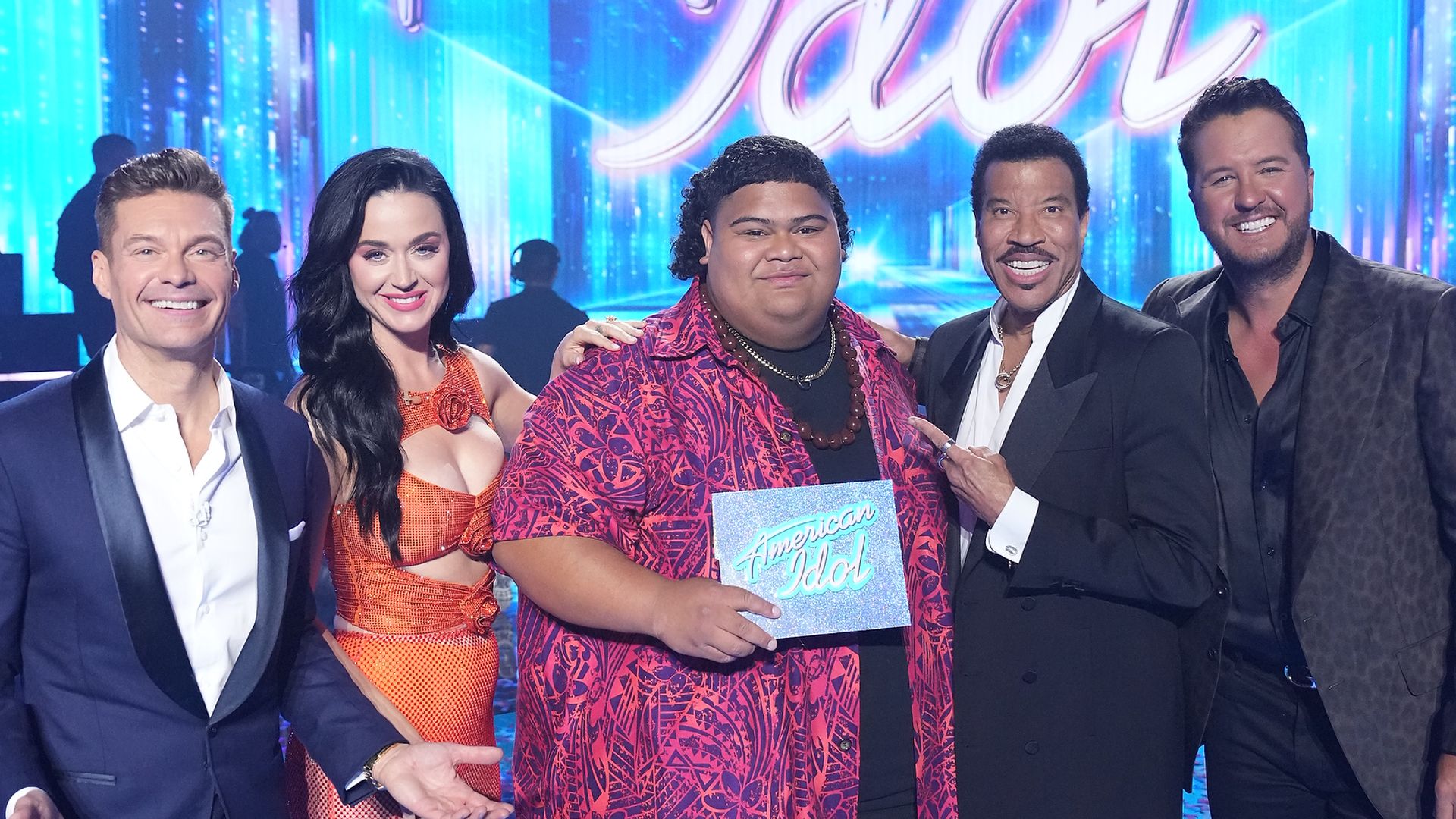 AMERICAN IDOL  "618 (Season Finale)"  The live coast-to-coast, three-hour season finale features special performances from music legends and today's top artists, with the Top 3 contestants taking the stage for the final time as America decides who will become the next American Idol
RYAN SEACREST, KATY PERRY, IAM TONGI, LIONEL RICHIE, LUKE BRYAN