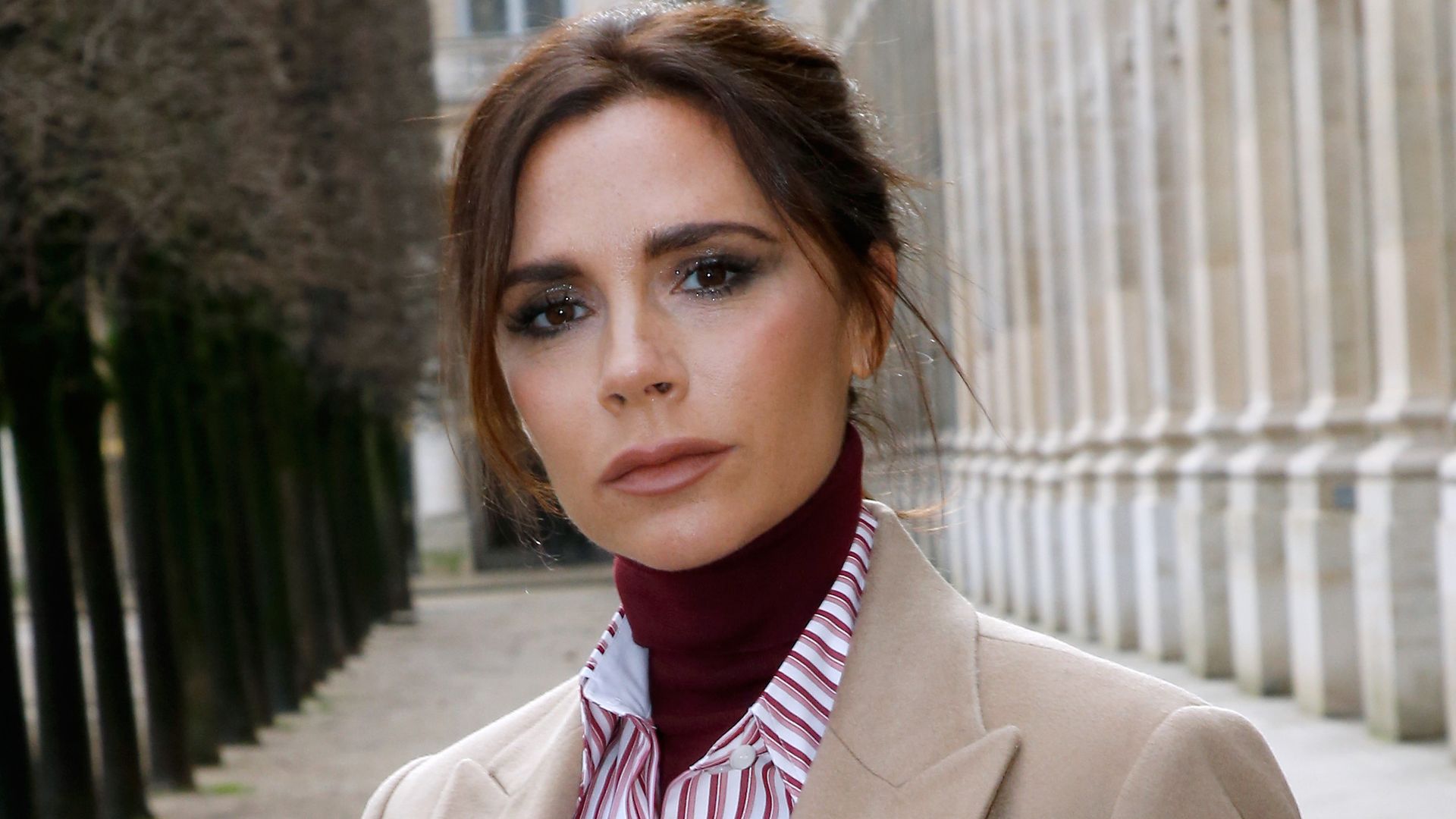Victoria Beckham attends the Louis Vuitton Menswear Fall/Winter 2018-2019 show as part of Paris Fashion Week on January 18, 2018 in Paris, France. 