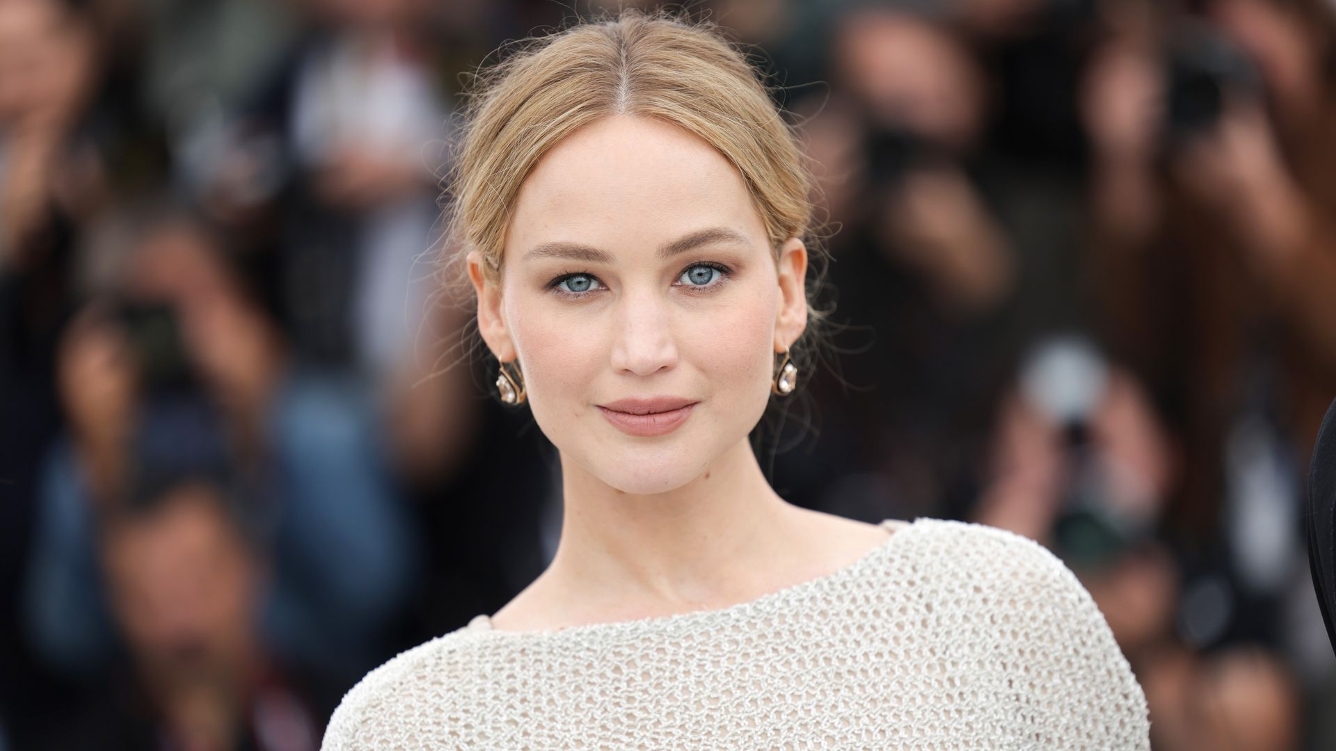 CANNES, FRANCE - MAY 21: Producer Jennifer Lawrence attends the "Bread And Roses" photocall at the 76th annual Cannes film festival at Palais des Festivals on May 21, 2023 in Cannes, France. (Photo by Pascal Le Segretain/Getty Images)
