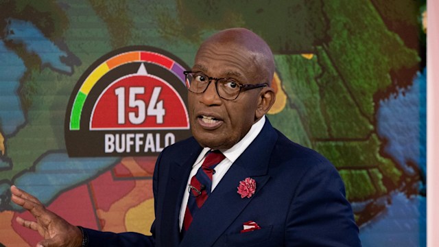 Al Roker giving a weather report on the Today Show on Monday, July 17, 2023