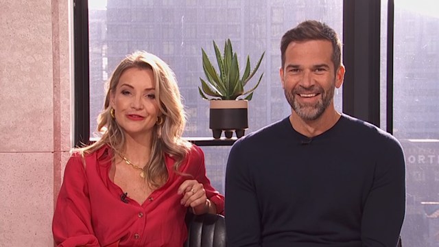 Helen Skelton and Gethin Jones on Morning Live