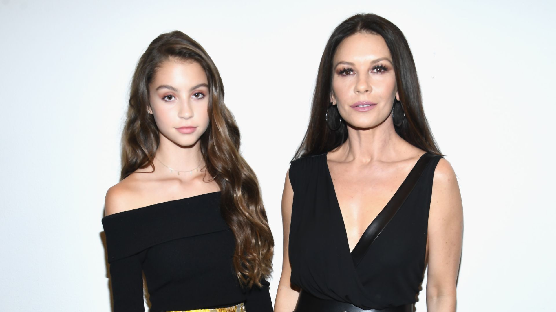 Catherine Zeta-Jones and her daughter Carys 