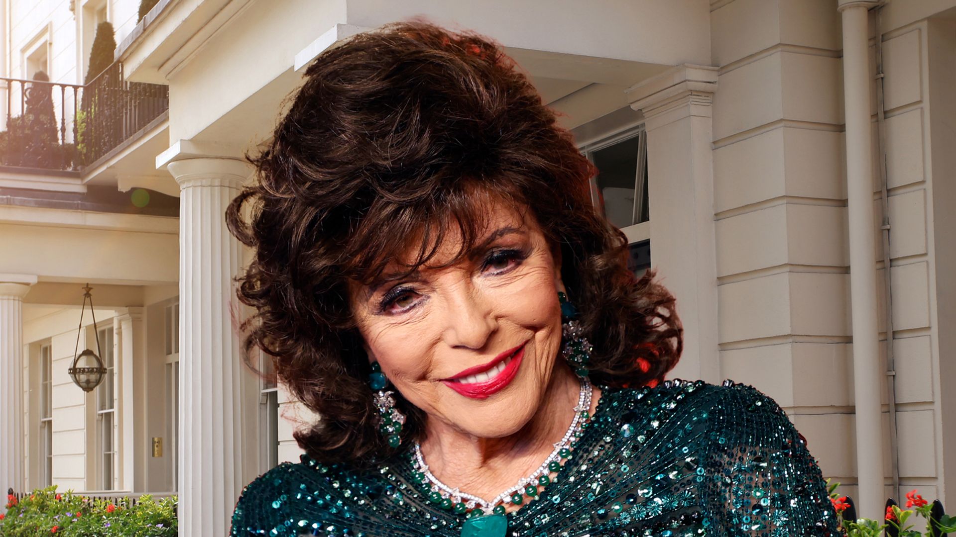 Joan Collins' 'constant' change at £3 million Belgravia home with husband Percy Gibson