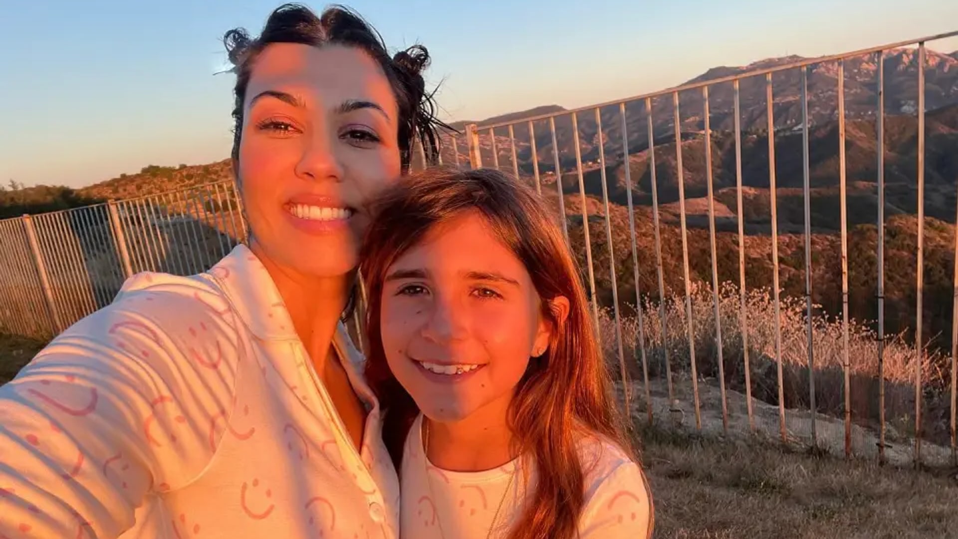Kourtney Kardashian and daughter Penelope take a selfie