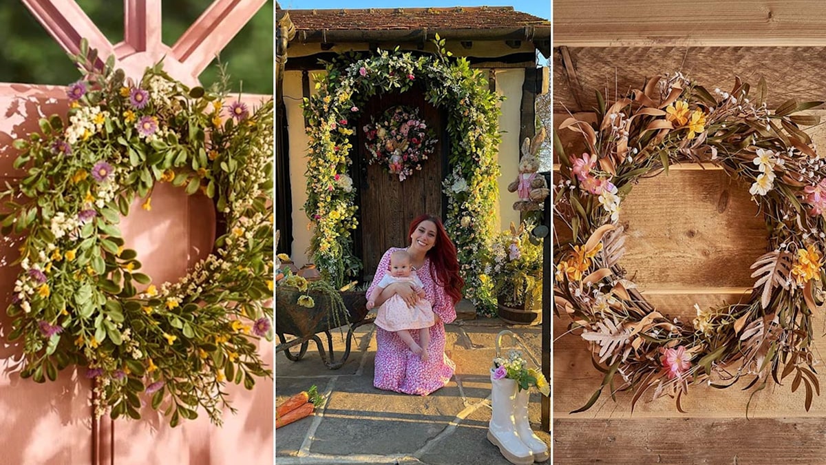 Use the best spring blossom to make a spring wreath - The English Home