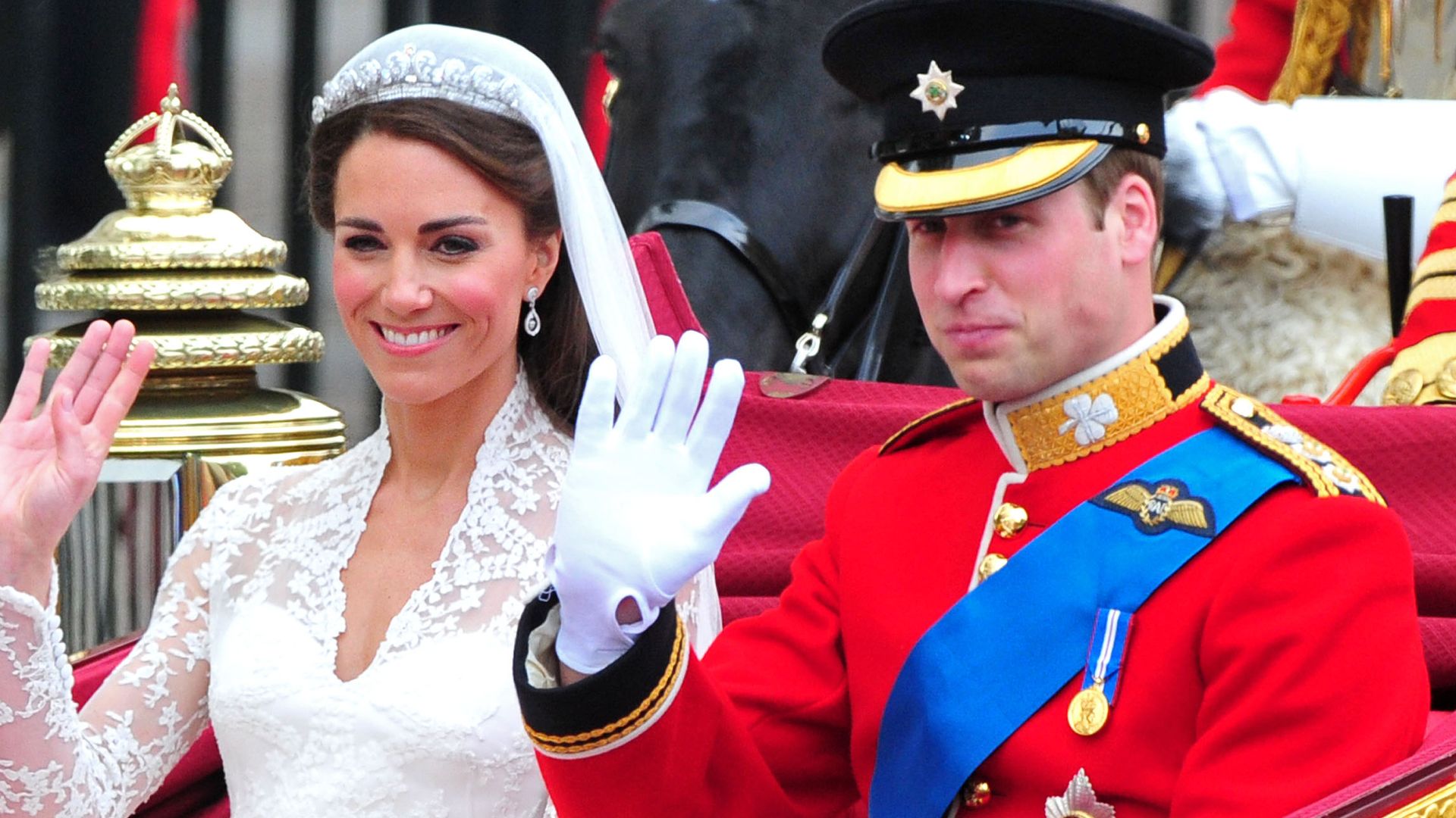 Prince William's rarely-pictured third wedding outfit following 'gloomy' appearance in red suit