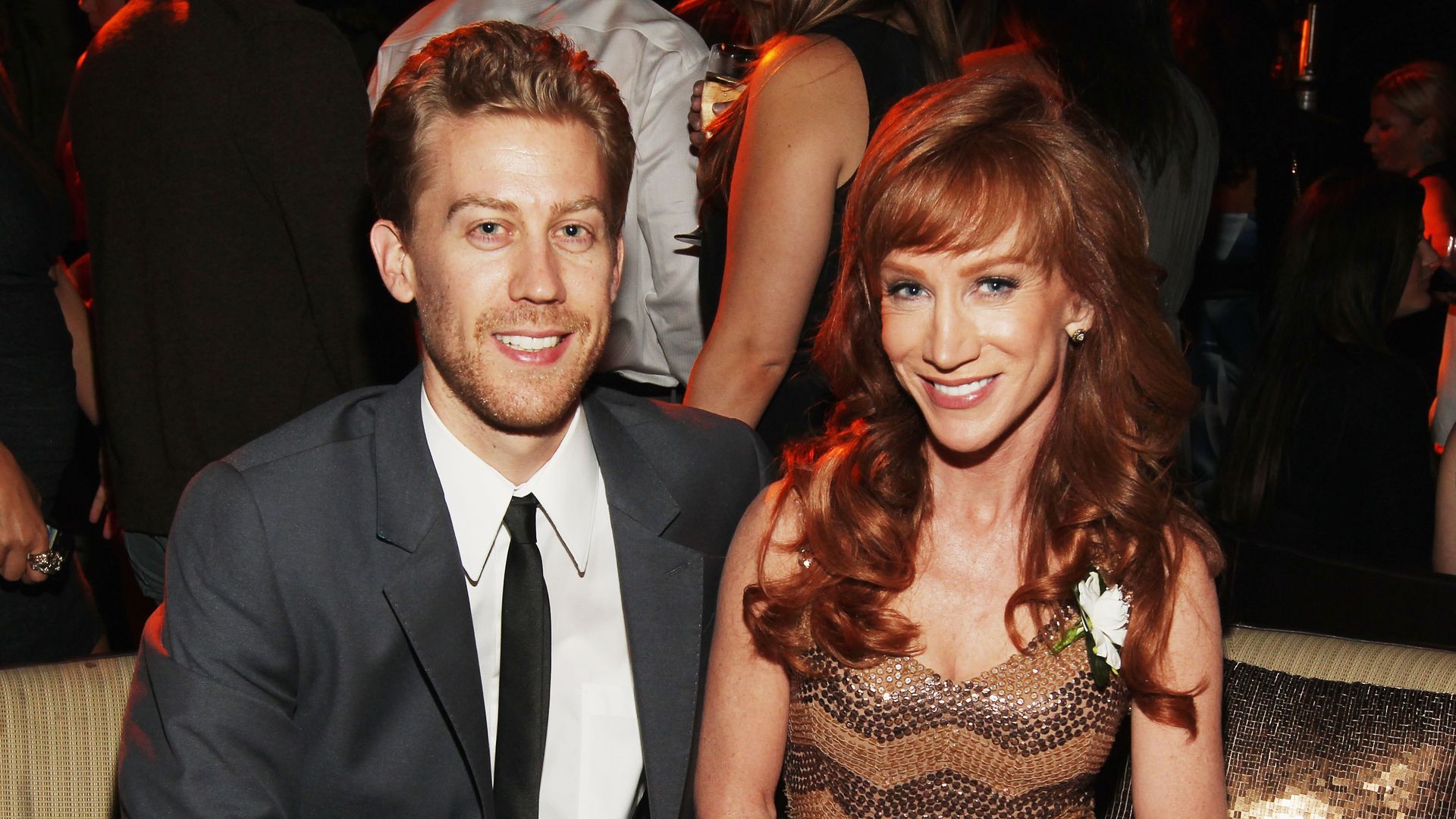 Kathy Griffin and Randy Bick attend The 2011 Entertainment Weekly And Women In Film Pre-Emmy Party Sponsored By L'Oreal at BOA Steakhouse on September 16, 2011 