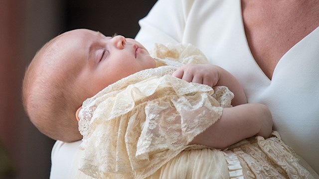 prince louis christening close up