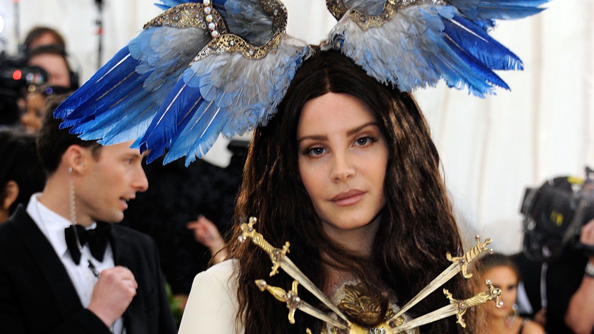 Lana Del Rey attends Heavenly Bodies: Fashion & The Catholic Imagination Costume Institute Gala a  the Metropolitan Museum of Art in New York City