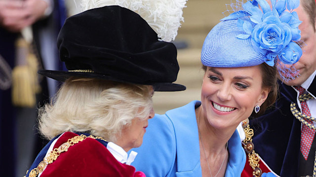 kate middleton and camilla order of the garter