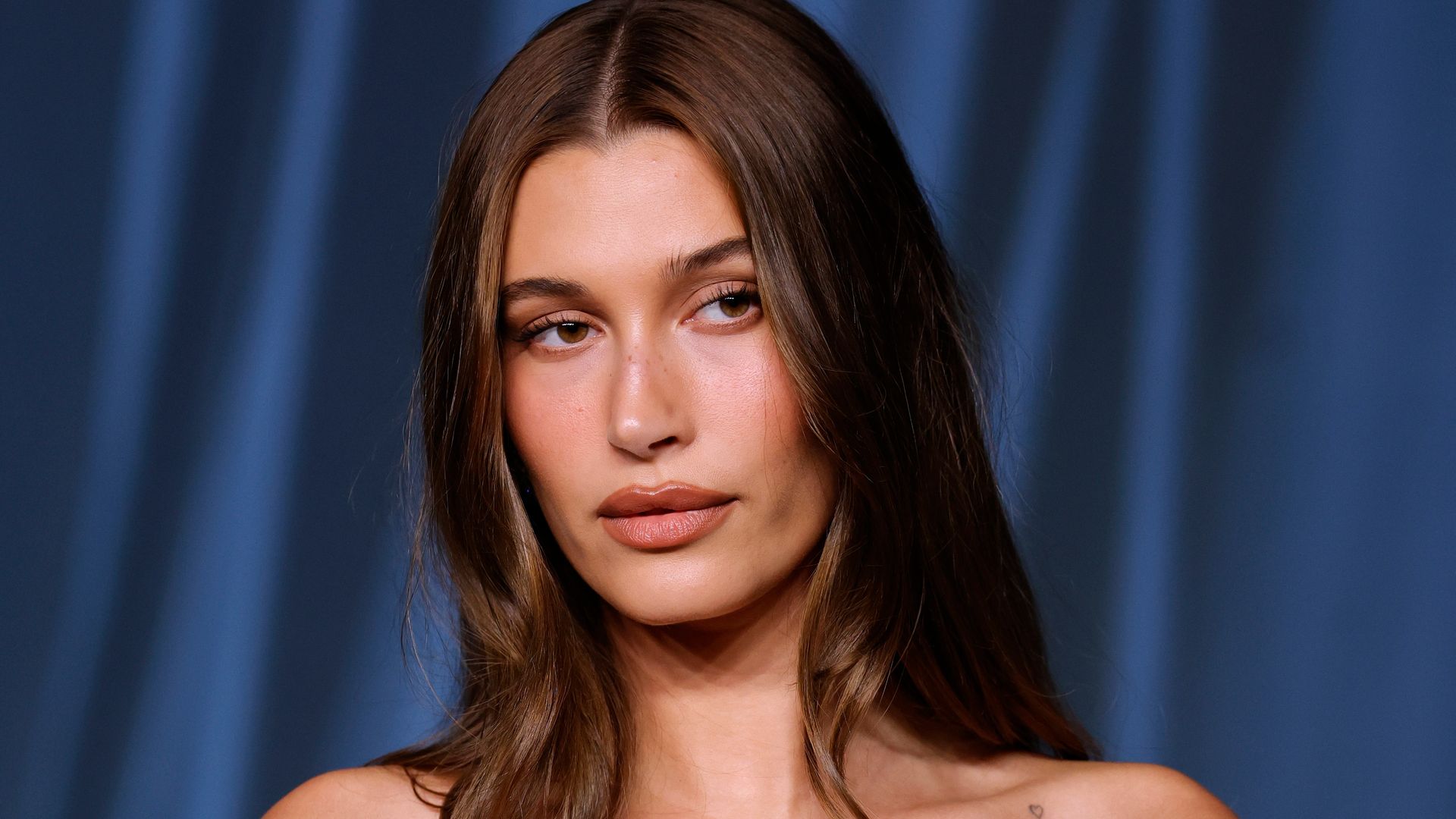 LOS ANGELES, CALIFORNIA - OCTOBER 18: Hailey Bieber attends the 5th Annual Academy Museum Gala at Academy Museum of Motion Pictures, on October 18, 2025 in Los Angeles, California. (Photo by Frazer Harrison/WireImage)