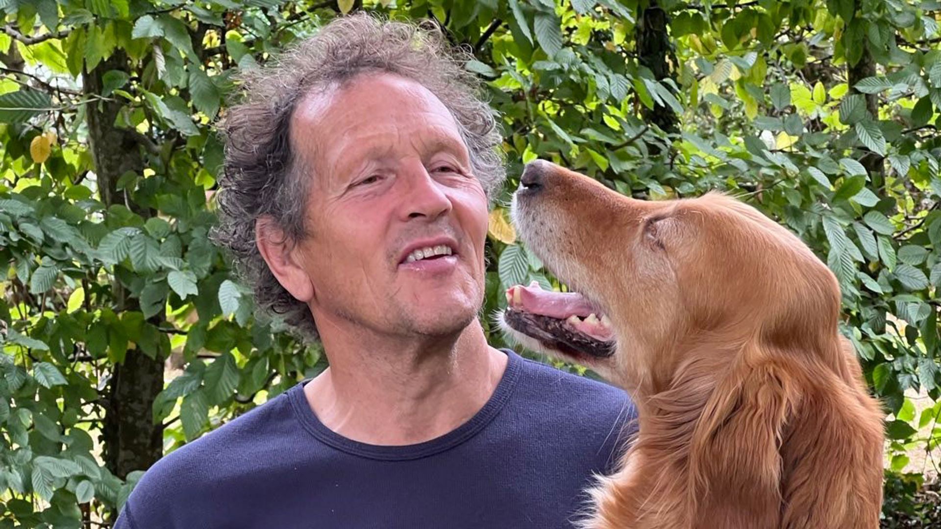Monty Don and his late golden retriever Nell