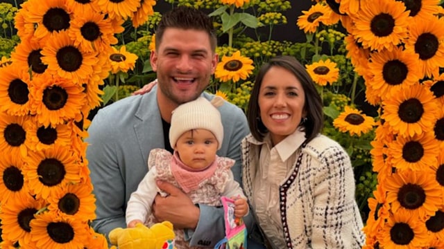 Janette and Aljaz with their baby Lyra