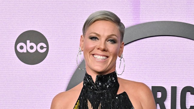 Pink attends the 2022 American Music Awards at Microsoft Theater on November 20, 2022 in Los Angeles, California.