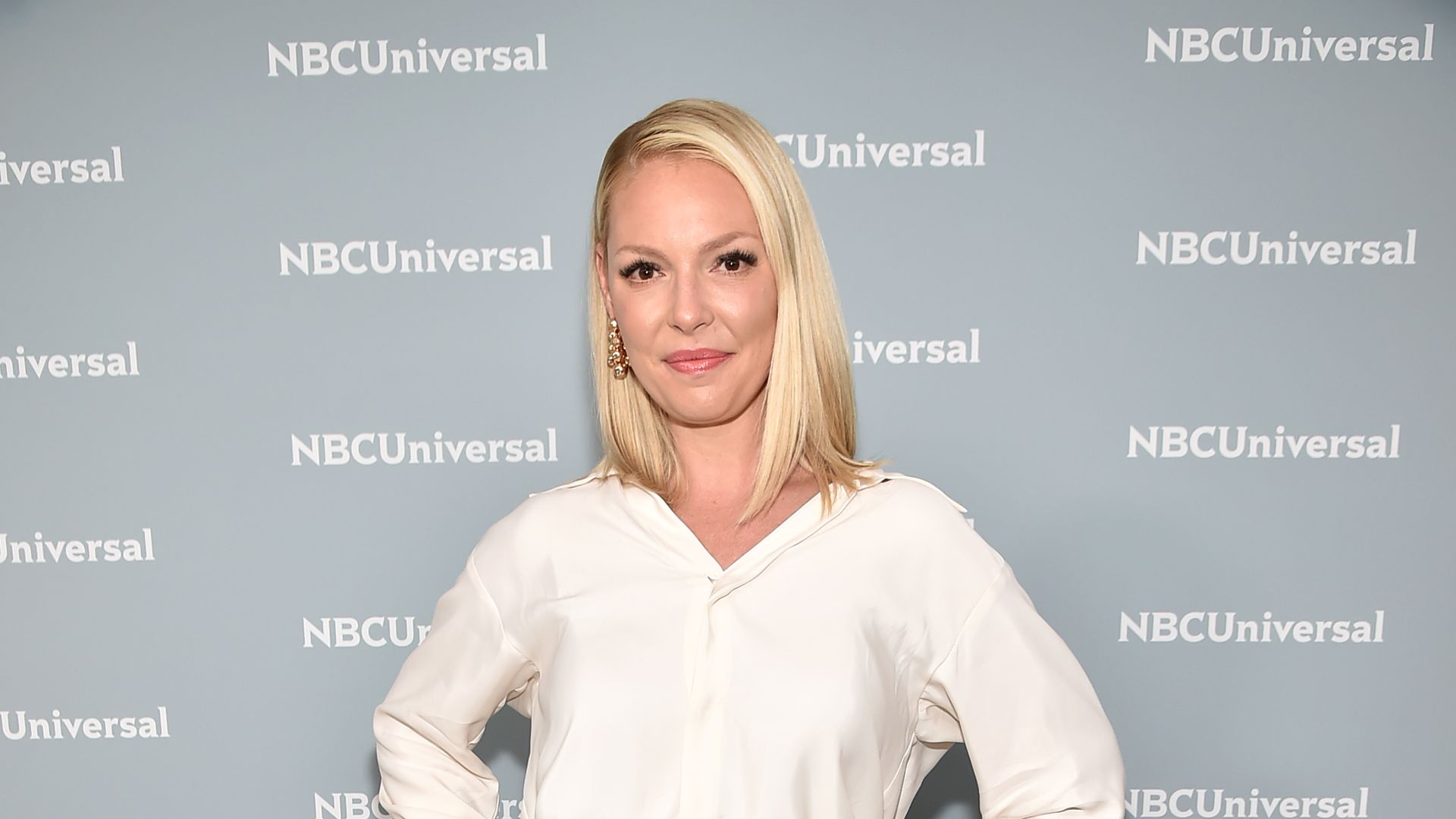 Katherine Heigl at NBCUniversal Upfront in New York City on Monday, May 14, 2018