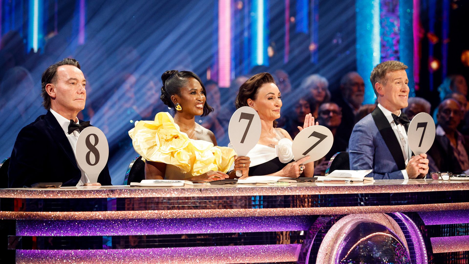 Judges Craig Revel Horwood, Motsi Mabuse, Shirley Ballas & Anton Du Beke