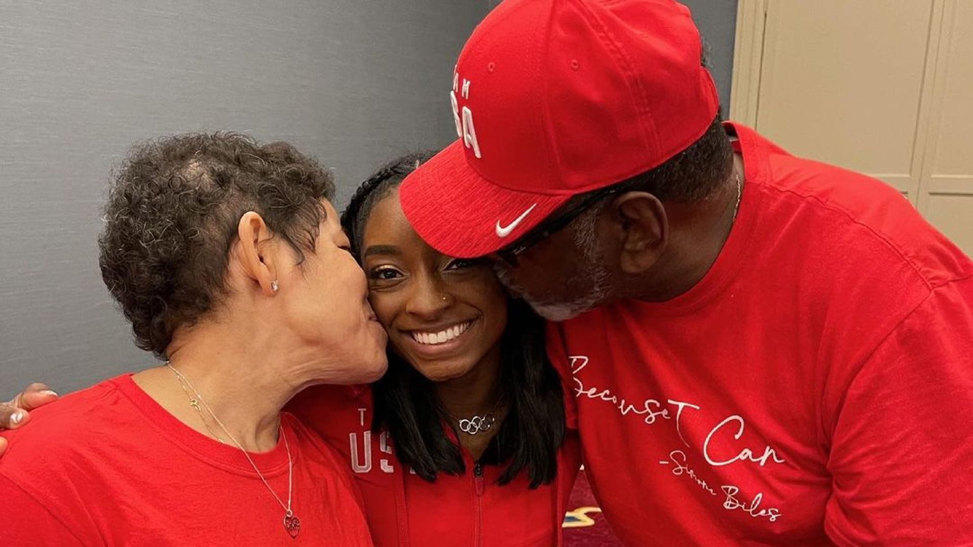 Simone Biles gets emotional as her parents share an adorable dance: '47 years strong'