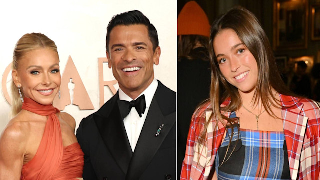 Kelly Ripa and Mark Consuelos; Lola Consuelos