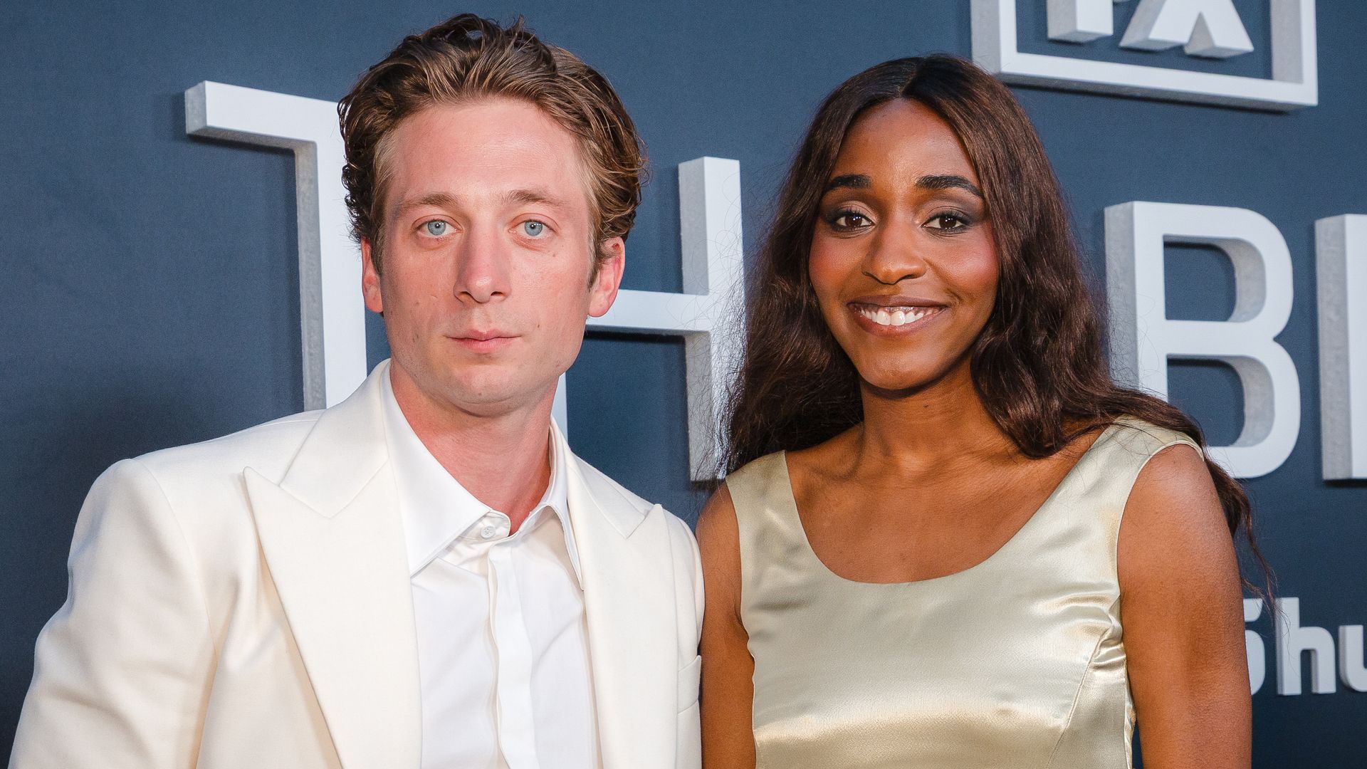 Jeremy Allen White and Ayo Edebiri attend a dinner for the cast and producers of "The Bear" at Musso & Frank Grill on June 9, 2025, in Hollywood, California