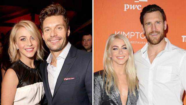 Julianne Hough and Ryan Seacrest; Julianne Hough and Brooks Laich