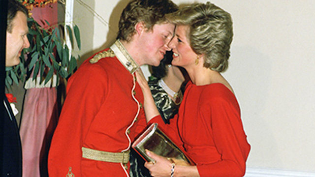 charles spencer princess diana kiss