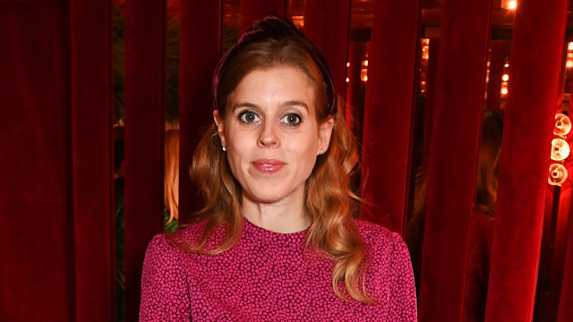 Princess Beatrice of York attends The 10th Annual Lady Garden Foundation Langan's Ladies Lunch raising vital funds for The Royal Marsden Cancer Charity at Langan's Brasserie at Langan's Brasserie on October 15, 2024 in London, England. (Photo by Dave Benett/Getty Images)