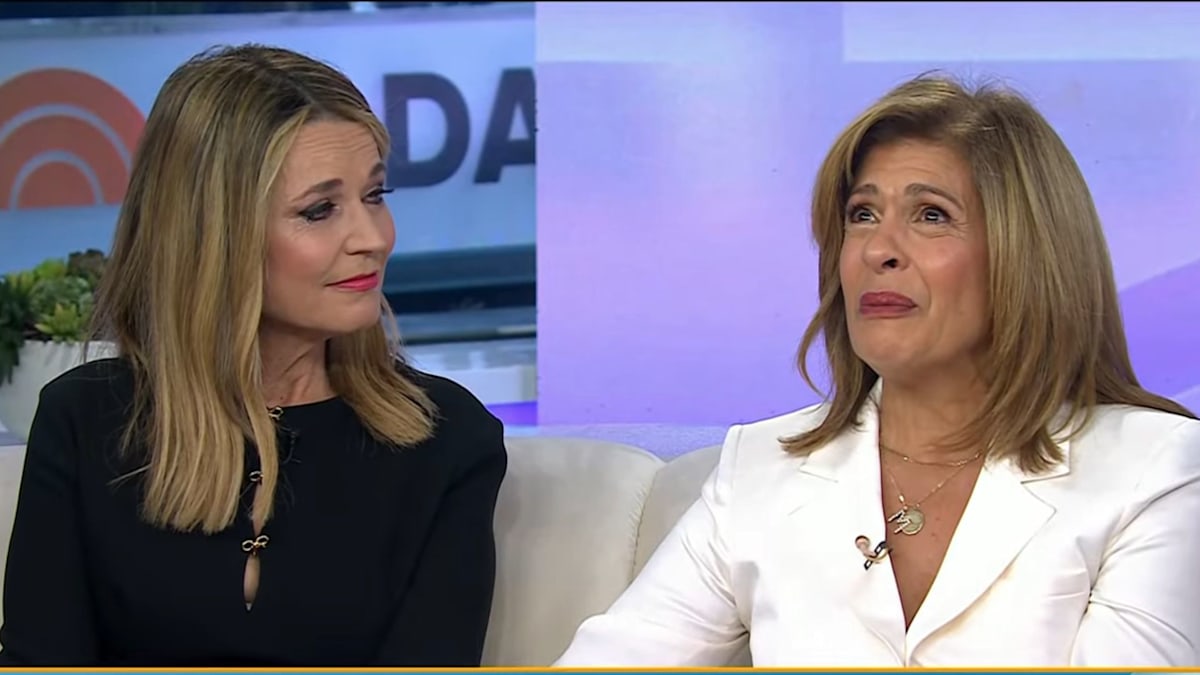 Savannah Guthrie and Hoda Kotb recreate memorable first during emotional goodbye