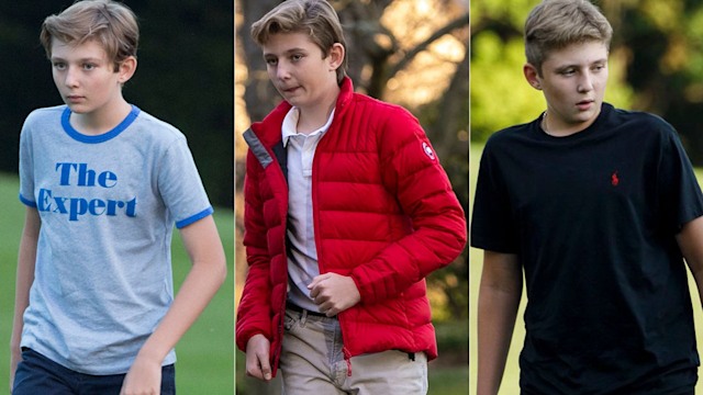 barron trump evolution