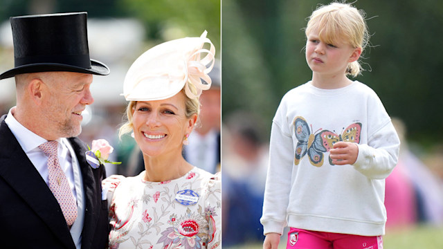 Mike and Zara Tindall at Ascot and Lena at the horse trials