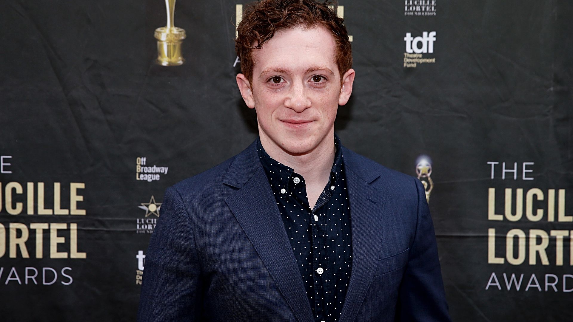 Ethan Slater attends the 37th Annual Lucille Lortel Awards at NYU Skirball Center on May 01, 2022 in New York City. (Photo by Dominik Bindl/WireImage)