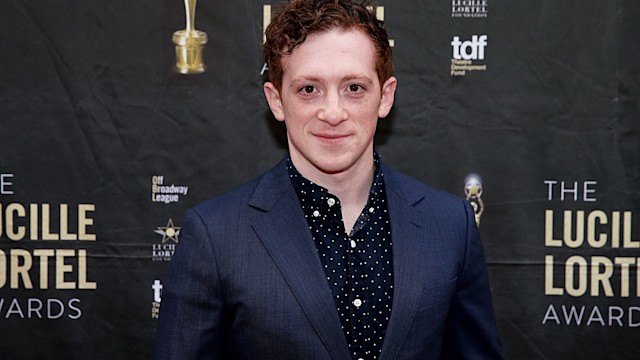 Ethan Slater attends the 37th Annual Lucille Lortel Awards at NYU Skirball Center on May 01, 2022 in New York City. (Photo by Dominik Bindl/WireImage)