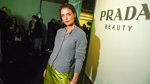 Katie Holmes at the Prada Beauty party 