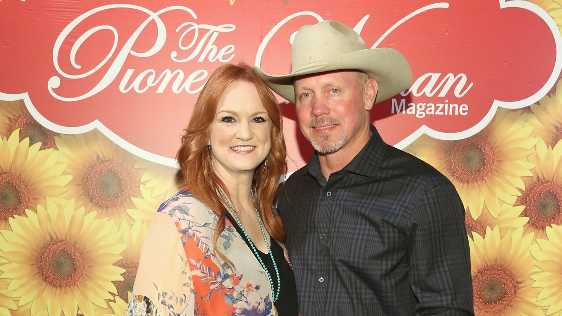 Ree Drummond and Ladd Drummond pose for a photo during The Pioneer Woman Magazine Celebration on June 6, 2017 in New York City