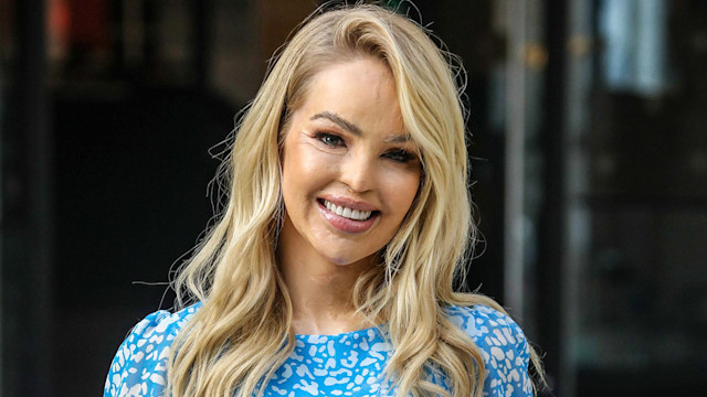 katie piper blue dress