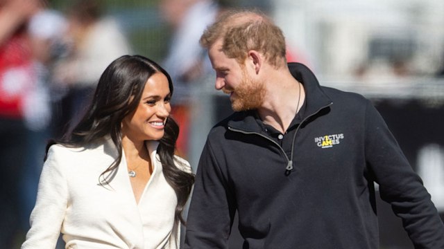 archie meghan harry day out