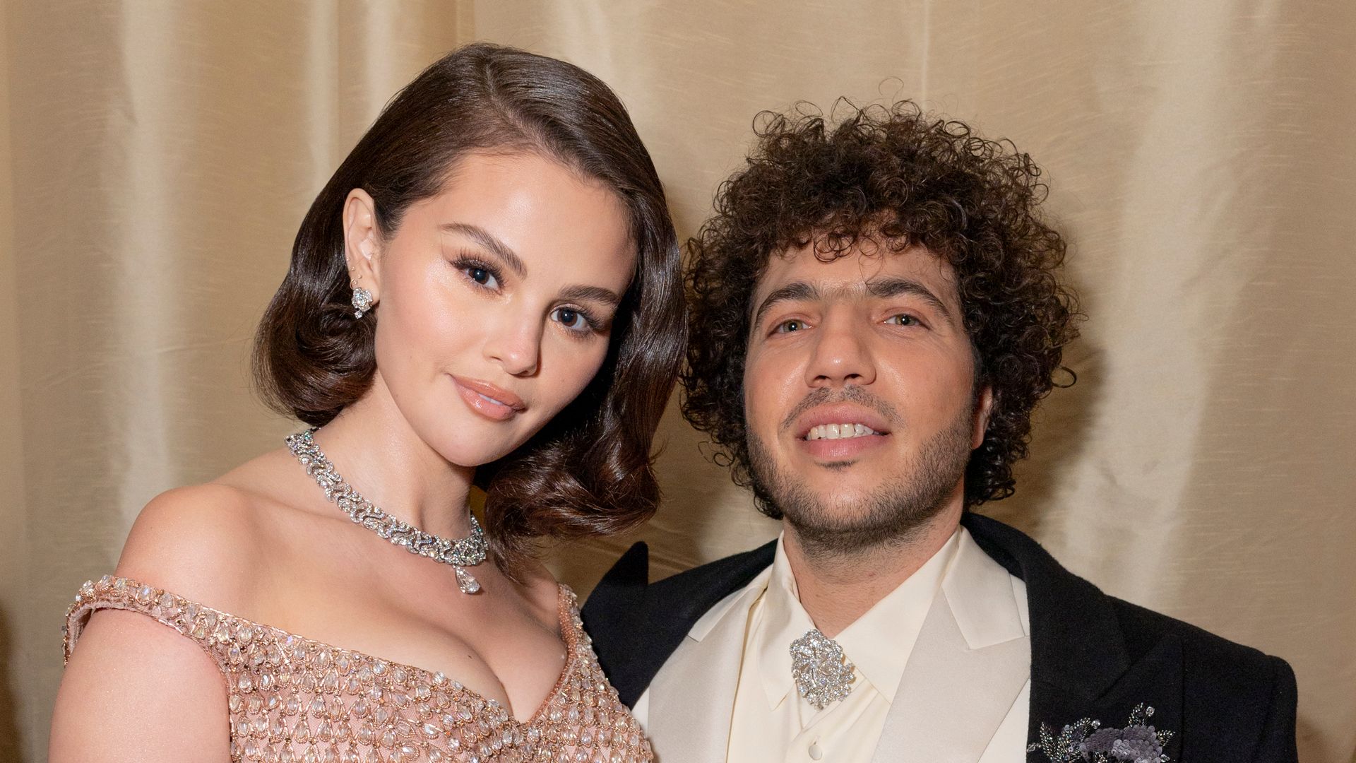 Selena Gomez dons the sheer top trend for date night with Benny Blanco