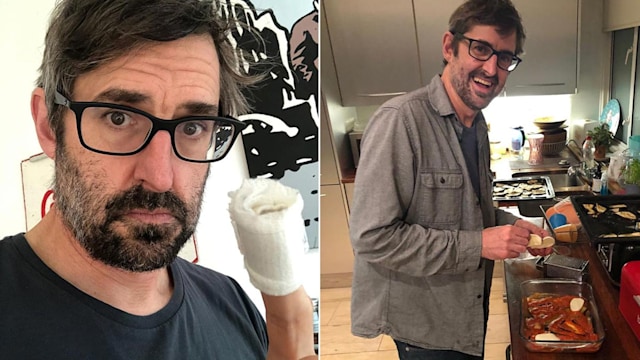 louis theroux cooking accident