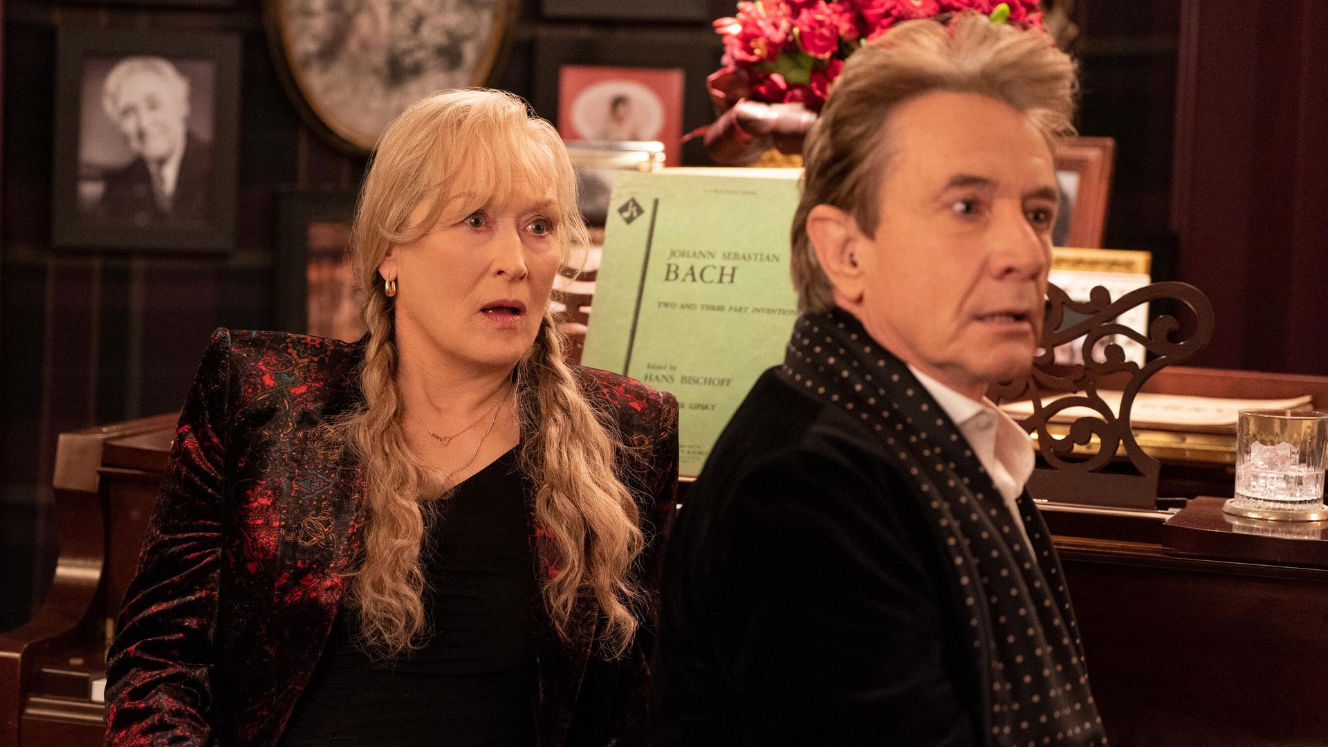  Loretta (Meryl Streep) and Oliver (Martin Short), shown in Only Murders in the Building