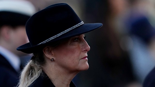 The Duchess of Edinburgh attends a dawn service at Hyde Park Corner commemorating Anzac Day