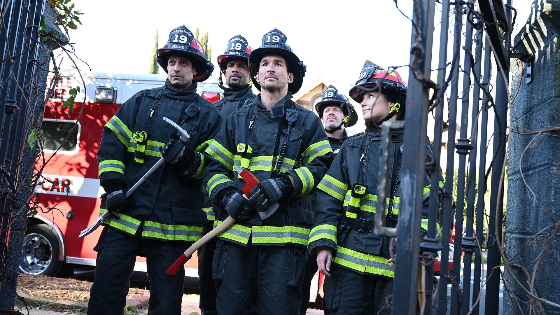 The cast of season five of Station 19