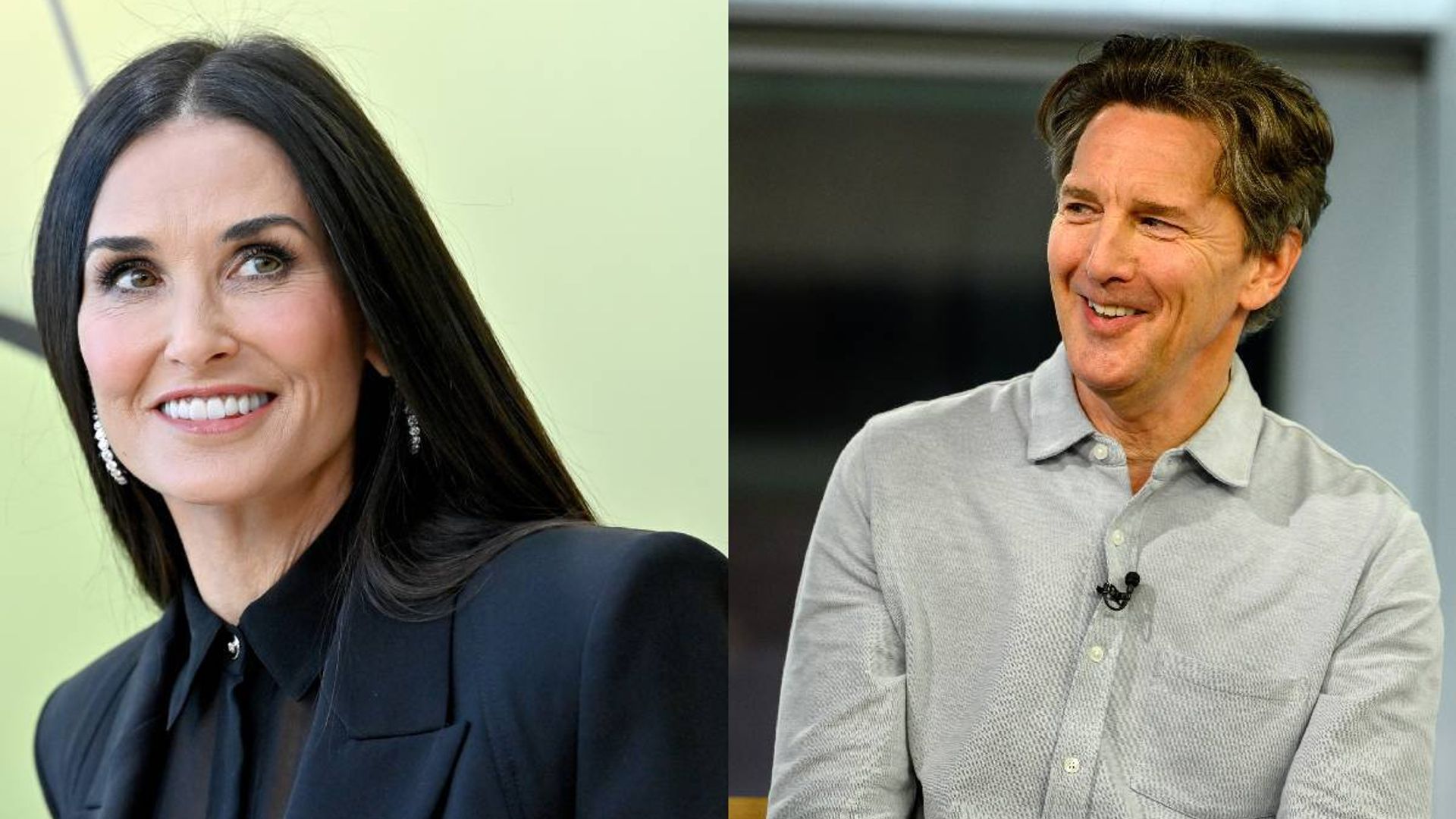 Demi Moore, Andrew McCarthy reunite see St. Elmo's Fire costars