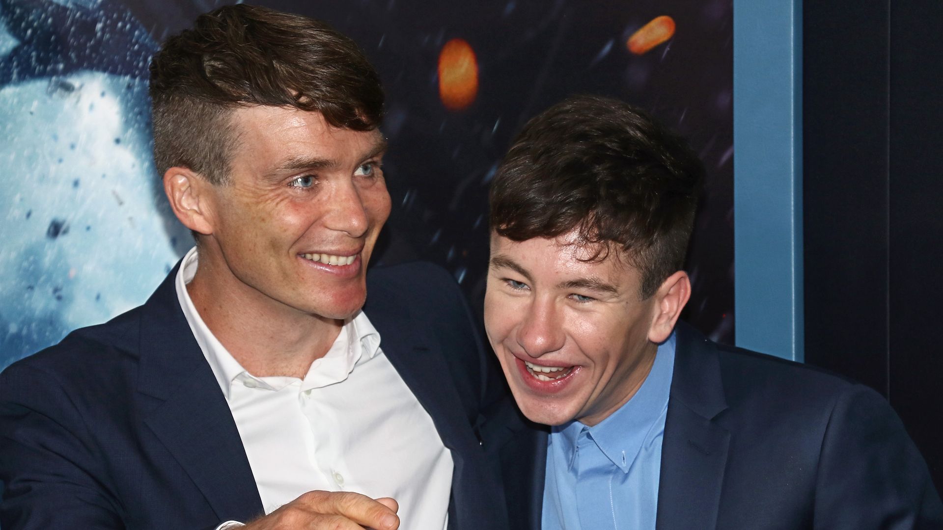 Actors Cillian Murphy and Barry Keoghan attend the "DUNKIRK" New York premiere at AMC Lincoln Square IMAX on July 18, 2017 in New York City